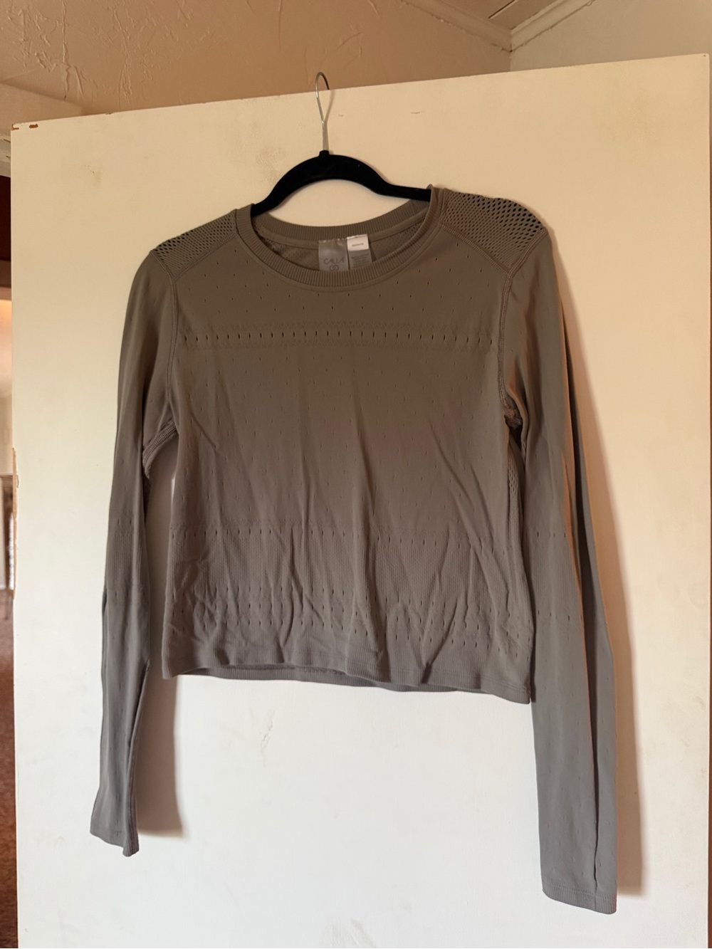 CALIA by Carrie Underwood Long-Sleeve Seamless Top - Taupe